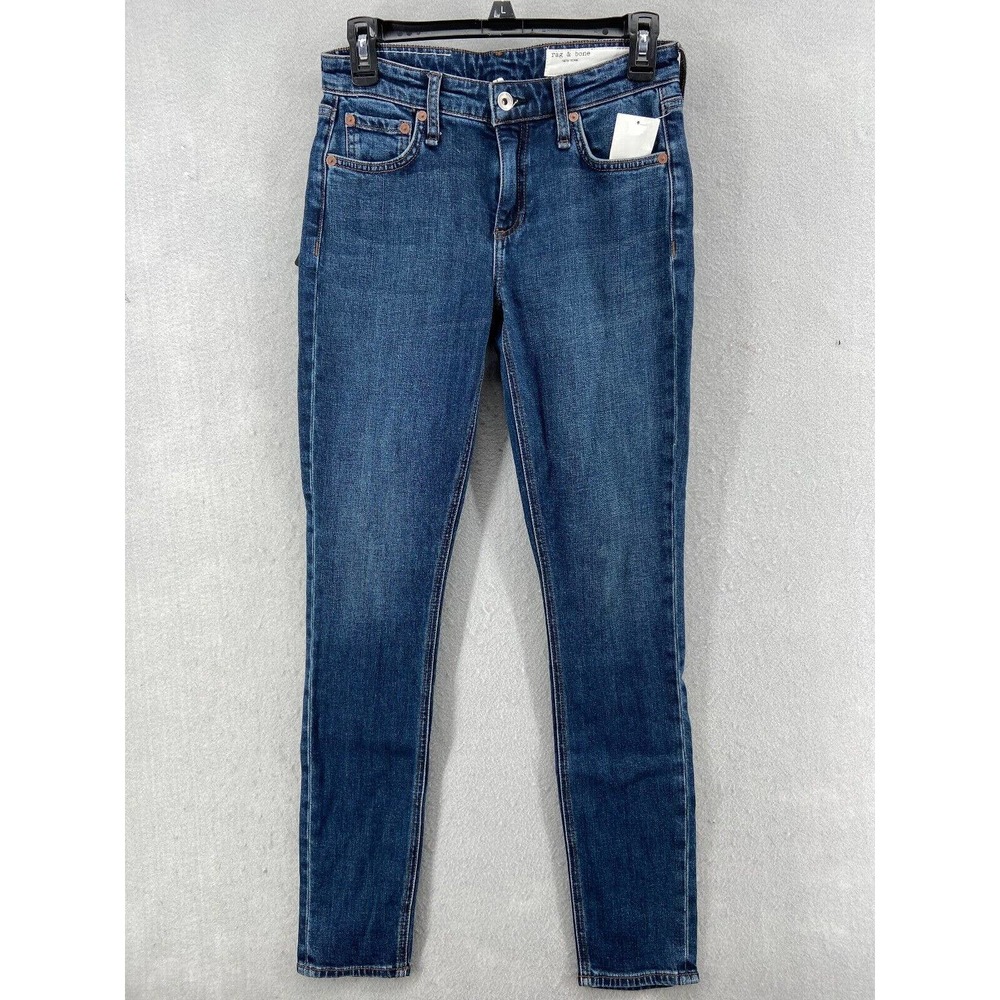 NWT Rag & Bone Jeans Womens Sz 25 Cate Mid Rise Skinny in Chelsea $198